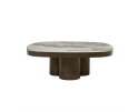 Salontafel Santino 90x90cm - bruin | Eleonora