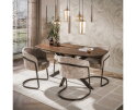 Eettafel Arhus Solid 150 - Massief acacia bruin
