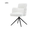 Rumo Armstoel - fabric ATS118-2 ecru (draaibaar)
