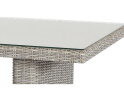 BOLZANO COLUMN TABLE 145X84X66 CM  -  ALU LIGHT GREY