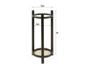 Paraplubak Luno rond - Poedercoat drift brown