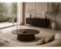 Tv meubel Noor 170cm Mangohout Walnut | Livingfurn