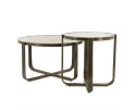 Side table Groovy 42.5x42.5cm - bruin | BY-BOO