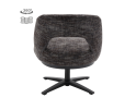 Eetkamerstoel Caldes draaibaar Chenille - TED 17 blue-grey