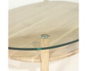 Salontafel Cleo 101.5x73cm - naturel | Eleonora