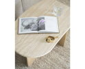Bijzettafel Lova 60x38cm - naturel | Eleonora