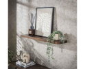 Wandplank 90 Carve - Massief acacia drift brown
