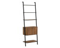 DTP home Lagoon boekenrek teakhout en Mortex naturel / beige - 70 x 35 x 200 cm