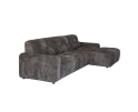 Memphis 3-AL + Chaise R - Haga 16 charcoal