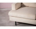 By-Olaf Hoekbank Caspian met Chaise Longue - hoek links/rechts - Ribstof fjord Beige – 218x152 cm