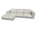 Hoekbank Kiki Cremona 14 - chaise lounge arm links + 2-zits arm rechts - 282x165 cm - Beige