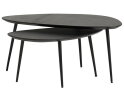 Salontafel set Flare - Zwart | Mangohout