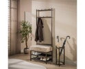 Garderobebank Luno 70 - Drift brown