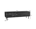 Zwevend tv meubel Allure Bruin Mangohout 160 cm