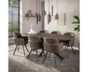 Eettafel 215 Bronvik deens ovaal - Bronze liquid metal