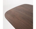Eettafel Capricorn Deens ovaal Acacia 160x90 cm - Bruin - Houten onderstel