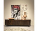 Tv-meubel Noor 210cm Mangohout - Walnut | Livingfurn