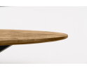 Eettafel Florence ovaal mangohout 200x100 cm - Naturel | Sandblasted