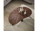 Salontafel 110cm niervormig Maya teak - Teak rust brown