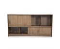 Dressoir Milo 180x42cm - bruin | Eleonora