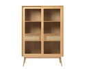 Vitrinekast Barrali eiken 160 cm - Naturel