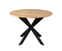 Eiken eettafel Ferris | Rond 110 cm | Naturel
