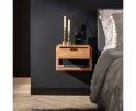 Nachtkastje Tenerife zwevend houten frame acacia