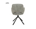 Isola Armstoel - fabric Haga 09 silver (draaibaar)