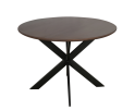 Eiken eettafel Ferris | Rond 110 cm | Walnoot