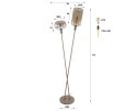 Vloerlamp Serene 2L - Beige