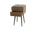Nachtkastje 2L Frame - Massief acacia drift brown