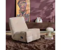 Relaxfauteuil Chill - Draaibaar & Verstelbaar - Cremona stof - Beige - 78×97×90 cm - Starfurn