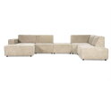 SEVN Ramona modulaire hoekbank -  U-bank Venga Liver - 466x247 cm - zelf samen te stellen