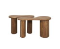 Salontafel set/2 fuse - Massief acacia naturel