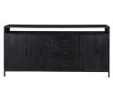Dressoir Kala zwart 180 cm | Livingfurn