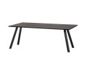 Combi-tablo: Tafel Eiken Blacknight 160x90 & 2-stand Poot - WOOOD