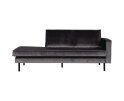Rodeo Daybed Right Velvet Antraciet - BePureHome