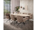 Hanglamp 5L mix glass Wings - Zwart