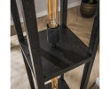 Vloerlamp 4L Quadra - Artic zwart