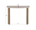 Kaptafel curvo Romano - Ceramic Travertine