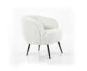 Fauteuil Babe | BY-BOO | wit & zwart