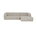 Corby Chaise Lounge L - fabric Sicuro 55