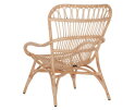 Lounge chair&nbsp;Catania,95x75x80 cm, Natural rattan