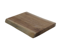 HSM Collection-Rechthoekig Boomstamblad-50x40x5-Naturel-Teak