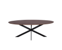 Eiken eettafel Ferris | Ovaal 240 cm | Walnoot