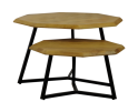 Salontafel Octagon Set van 2 Mangohout