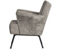 Muse Fauteuil Grof Geweven Stof Taupe - BePureHome