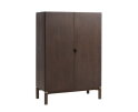 Opbergkast Arun eiken 90x46x130 cm - Espresso bruin