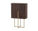 Opbergkast Cambridge Mangohout Halfhoog - Walnut | Hotel collection