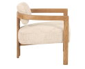 MUST Living fauteuil Kelly - Luxor Sand - Naturel - 75x73x73 cm